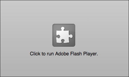 Chrome Blocks Flash Player